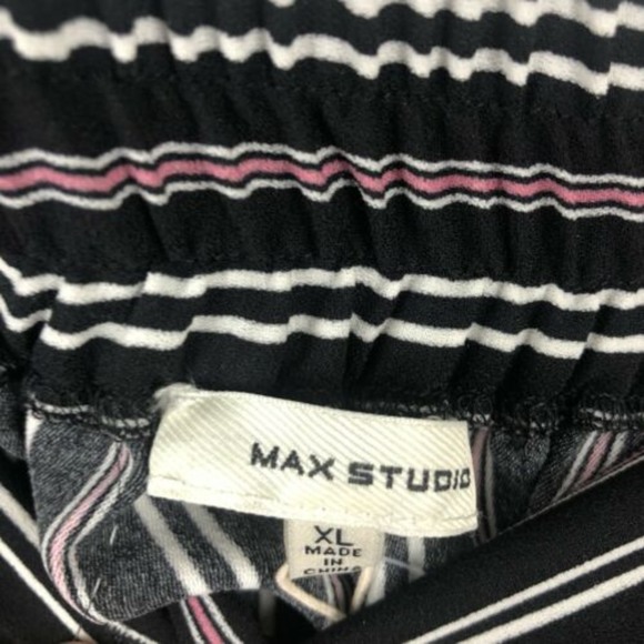 Max Studio Button Front Linen Blend  Skirt  XL - Picture 3 of 6